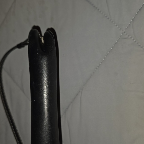 Vintage Coach Shoulder Bag Signature Demi Pochetette Black And Grey - Picture 2 of 9